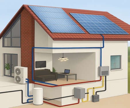 Antalya Aplas solar elektrik paneli sistemi ile güneş enerjisinden elektrik üretimi